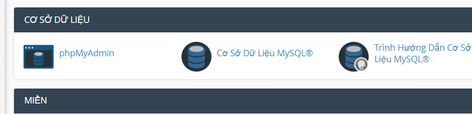 Hướng dẫn sao lưu và phục hồi dữ liệu Website WordPress 46 Vào phpMyAdmin