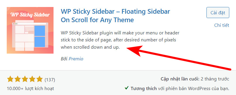 Cách tạo Widget cố định & cuộn linh hoạt đẹp mắt (Sticky Widget) 10 WP Sticky Sidebar